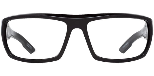 Spy Bounty Black Rectangle Sports Wrap Safety Glasses