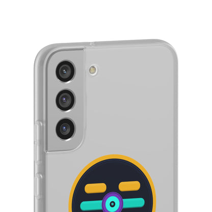 The Boards Shop Clear Phone Case with Colorful Tech Emblem
