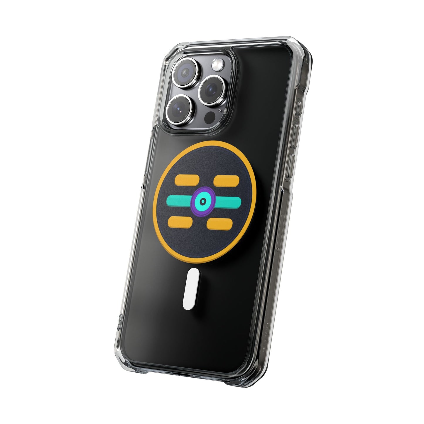 The Boards Shop Clear Magnetic Phone Case with Colorful Retro Pop Socket