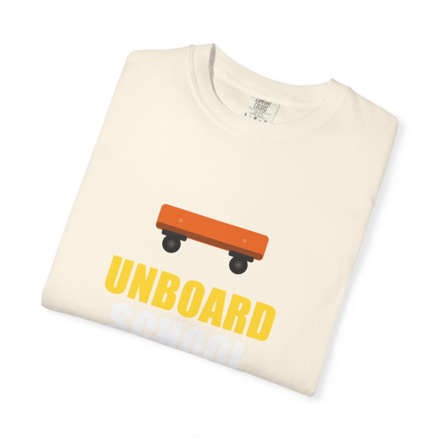 Unboard Skateboard T‑Shirt — Minimal Retro Skate Graphic Tee