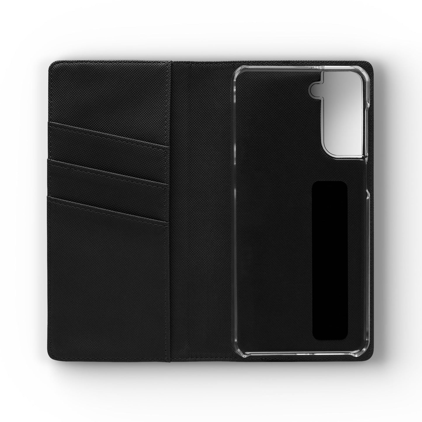 Unboards Cosmic Flip Case — Retro Space Tech Wallet Cover
