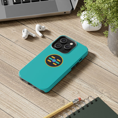 The Boards Tough Phone Case — Minimal Geometric Crest