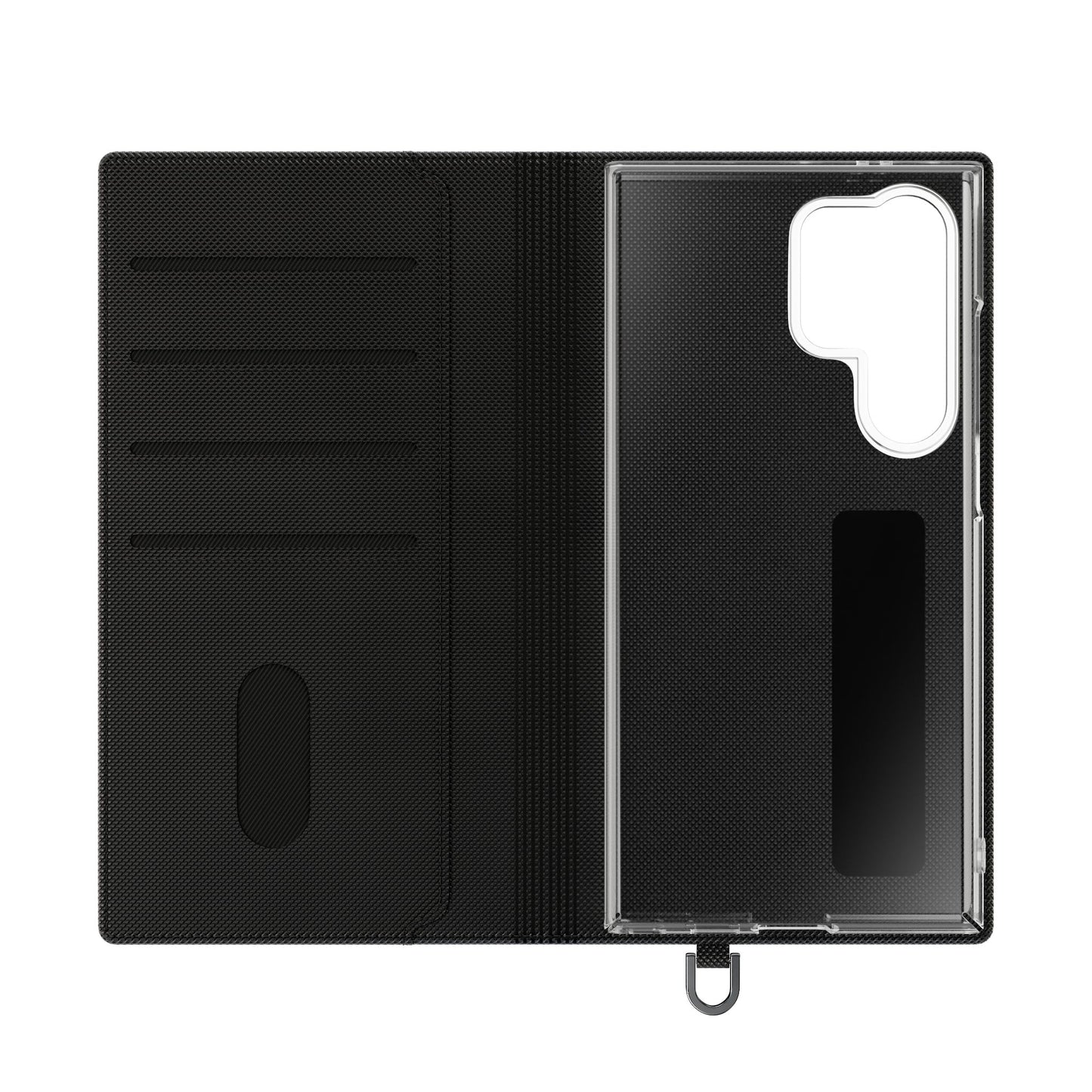 Unboards Cosmic Flip Case — Retro Space Tech Wallet Cover