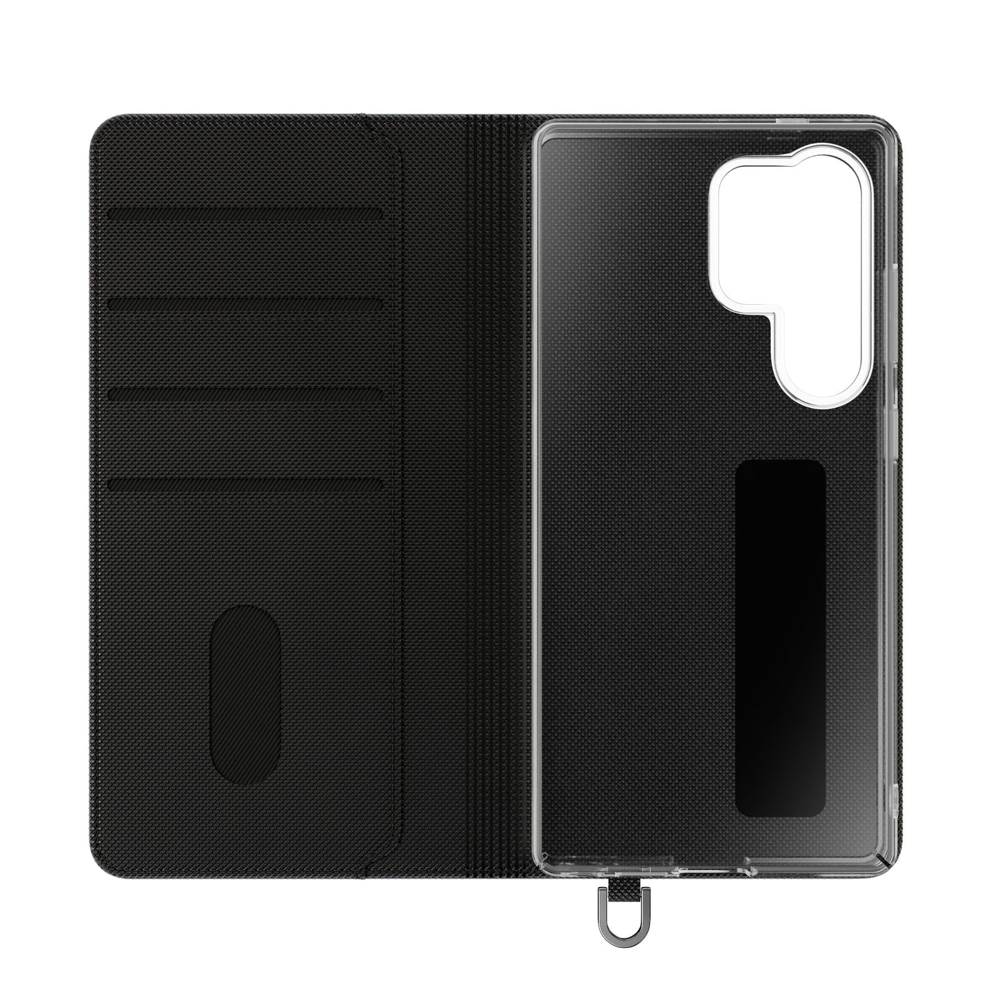 Unboards Cosmic Flip Case — Retro Space Tech Wallet Cover