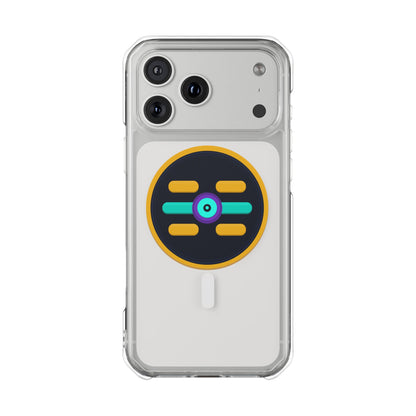 The Boards Shop Clear Magnetic Phone Case with Colorful Retro Pop Socket