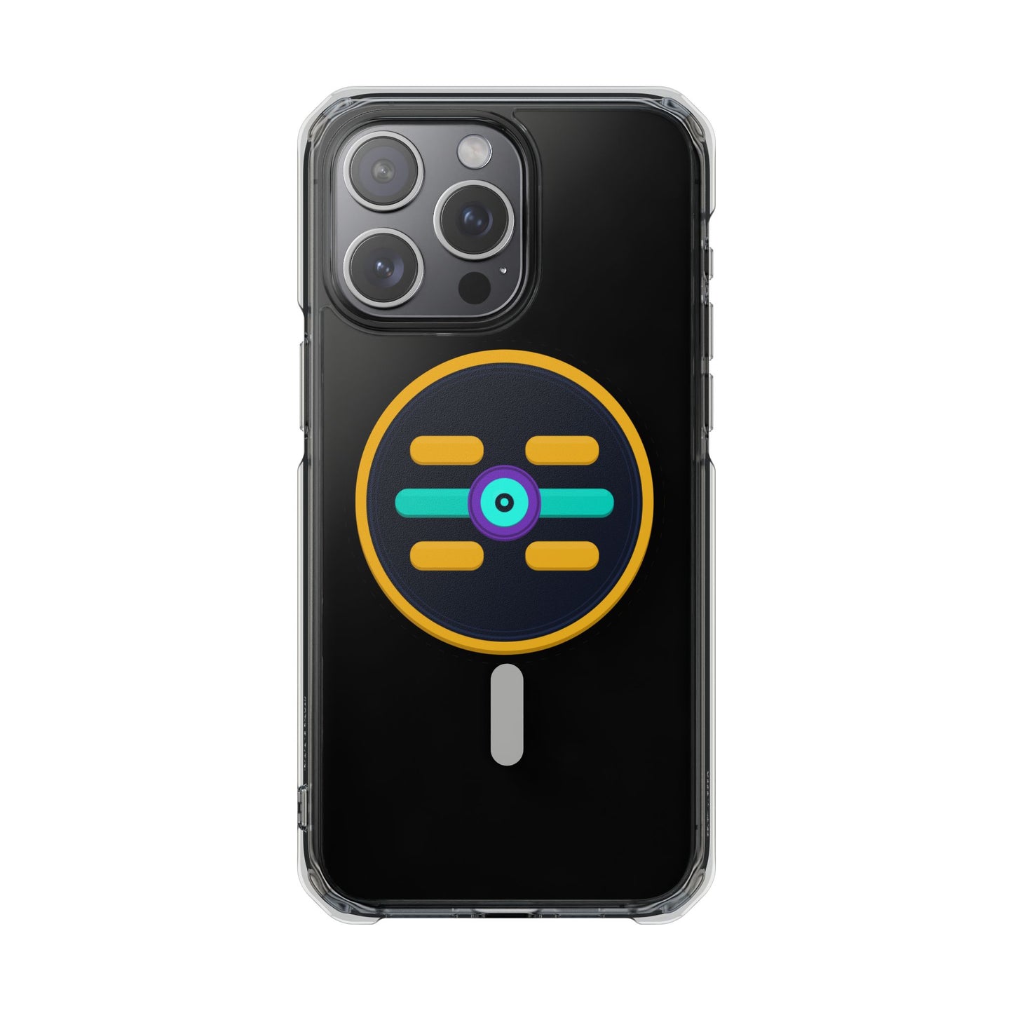 The Boards Shop Clear Magnetic Phone Case with Colorful Retro Pop Socket