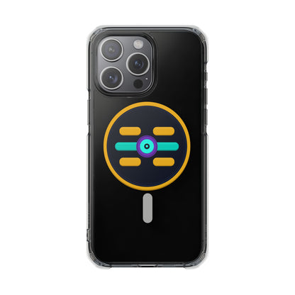 The Boards Shop Clear Magnetic Phone Case with Colorful Retro Pop Socket