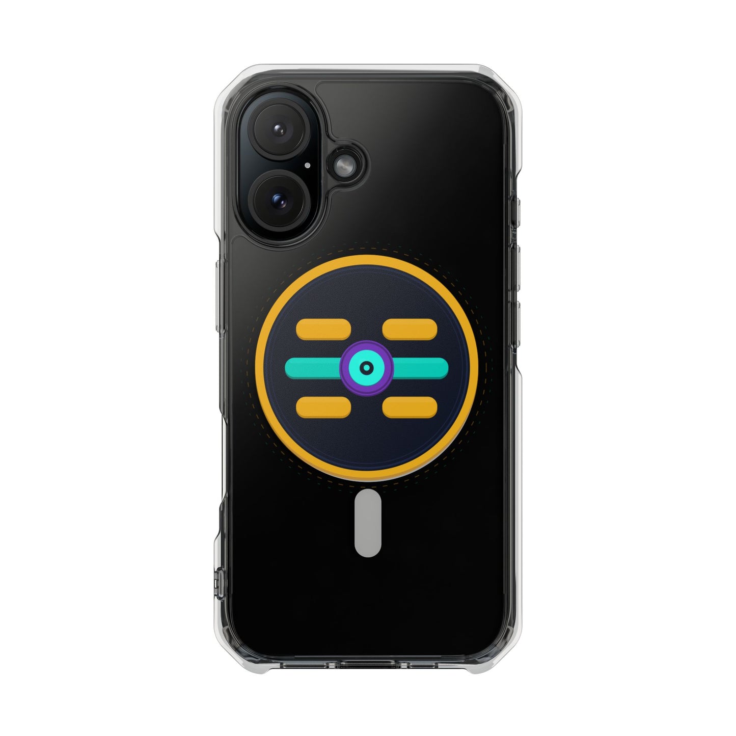 The Boards Shop Clear Magnetic Phone Case with Colorful Retro Pop Socket