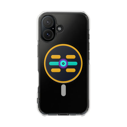 The Boards Shop Clear Magnetic Phone Case with Colorful Retro Pop Socket