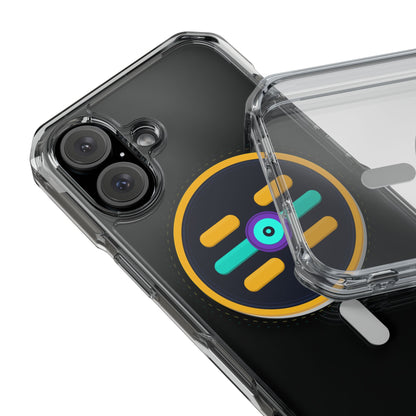 The Boards Shop Clear Magnetic Phone Case with Colorful Retro Pop Socket