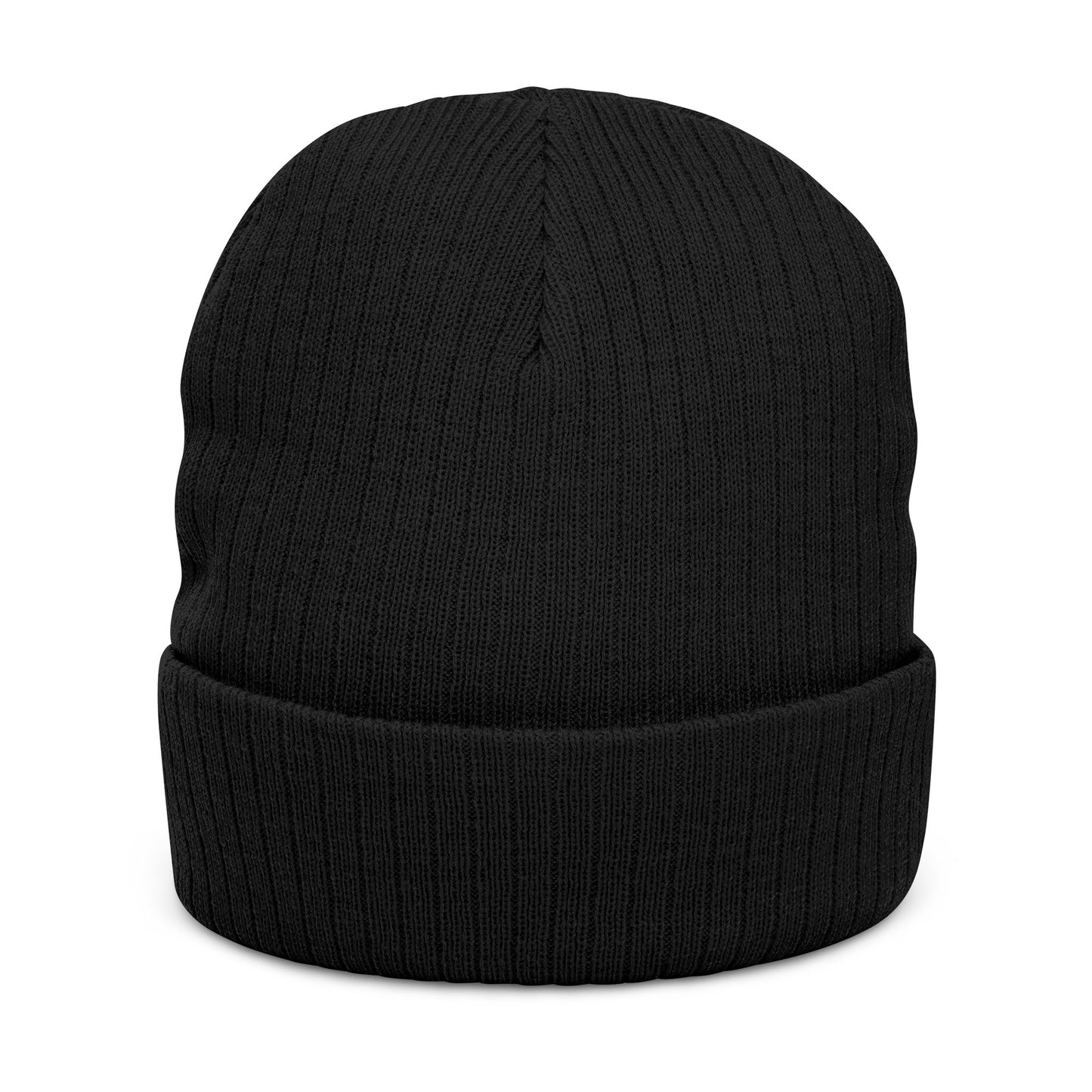 The Boards Embroidered Ribbed Beanie — Snowboard Culture Knit Hat