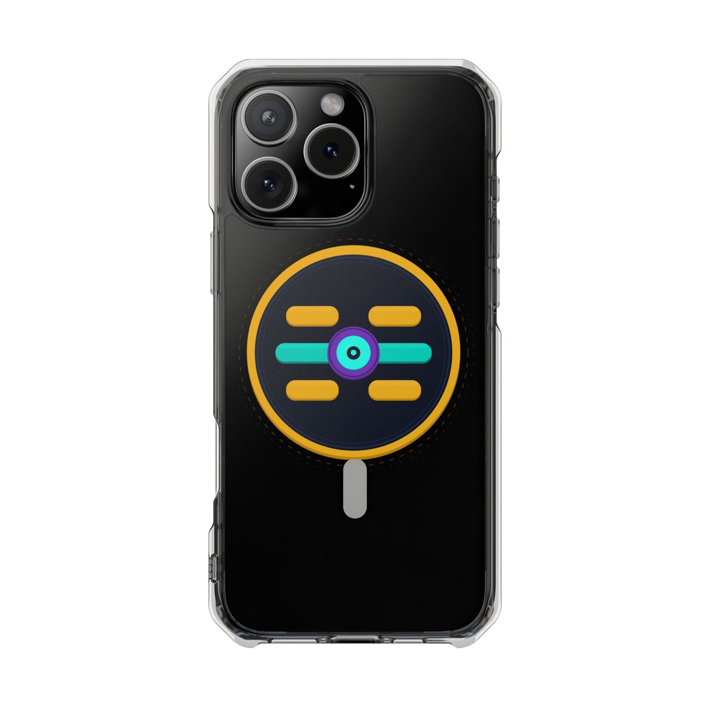 The Boards Shop Clear Magnetic Phone Case with Colorful Retro Pop Socket