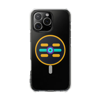 The Boards Shop Clear Magnetic Phone Case with Colorful Retro Pop Socket