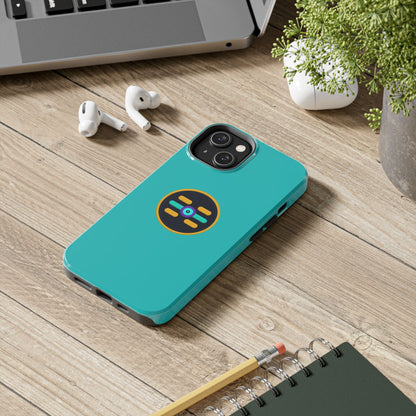 The Boards Tough Phone Case — Minimal Geometric Crest