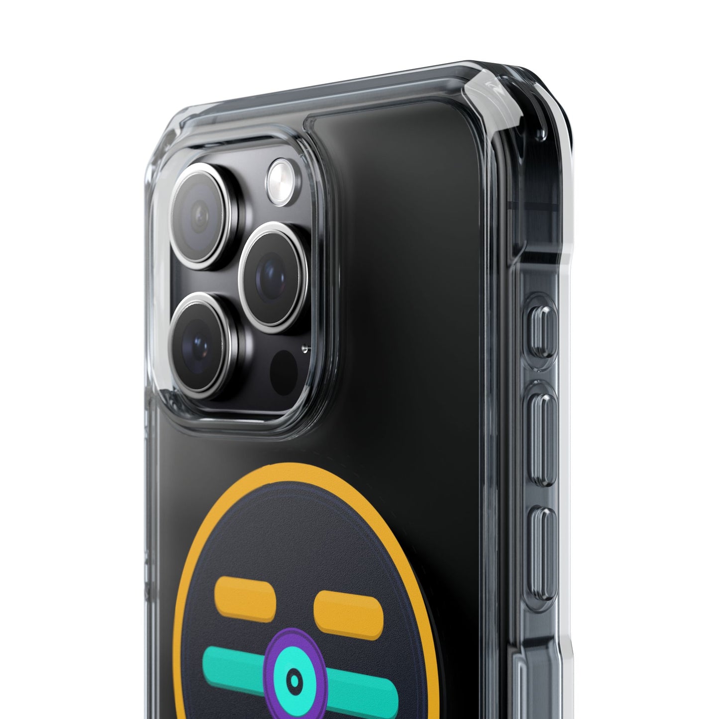 The Boards Shop Clear Magnetic Phone Case with Colorful Retro Pop Socket
