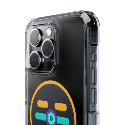 The Boards Shop Clear Magnetic Phone Case with Colorful Retro Pop Socket