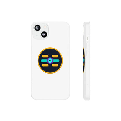 The Boards Shop Clear Phone Case with Colorful Tech Emblem