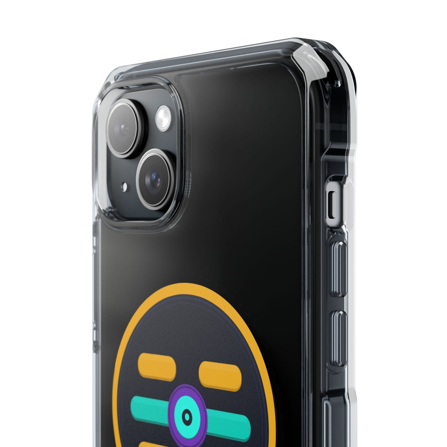 The Boards Shop Clear Magnetic Phone Case with Colorful Retro Pop Socket