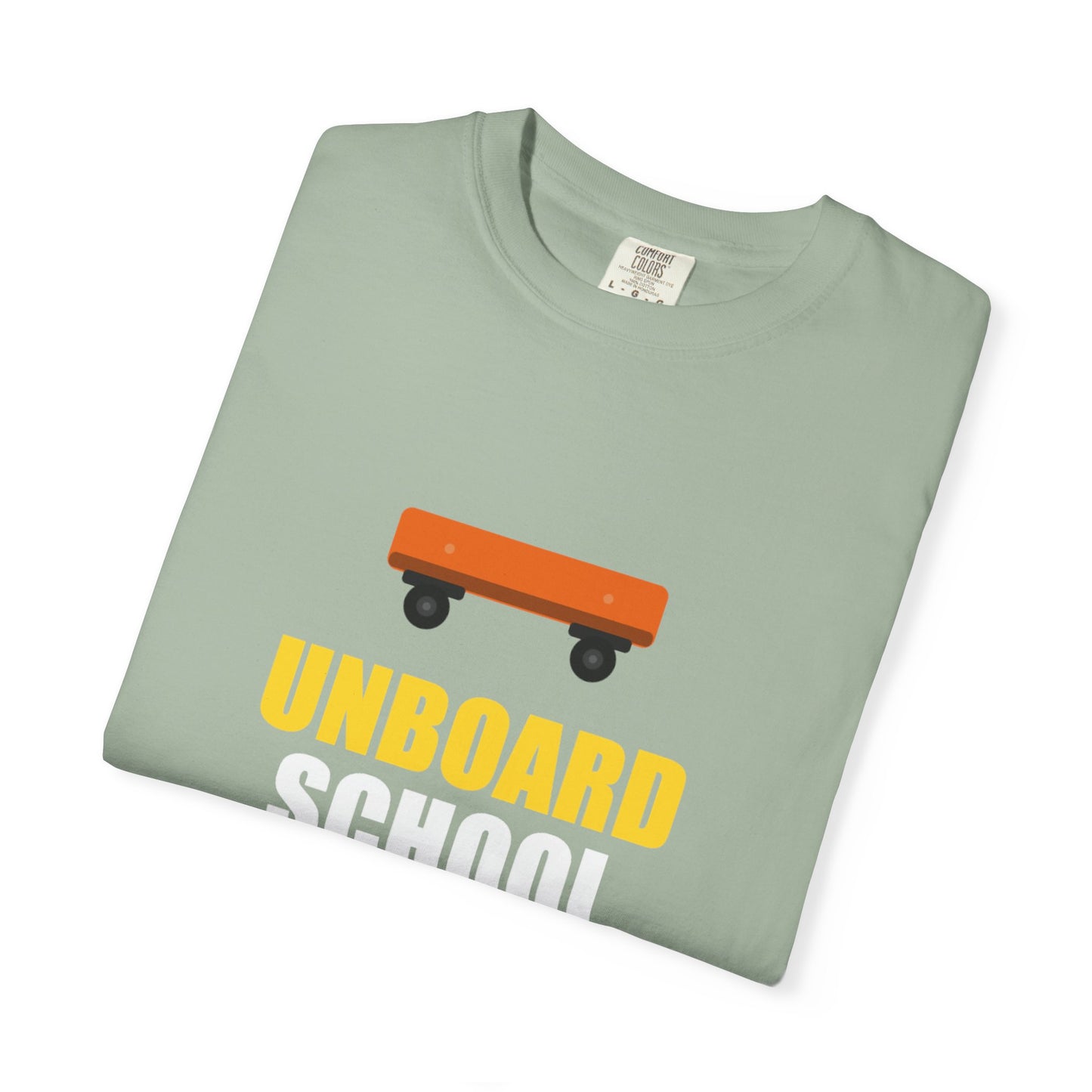 Unboard Skateboard T‑Shirt — Minimal Retro Skate Graphic Tee