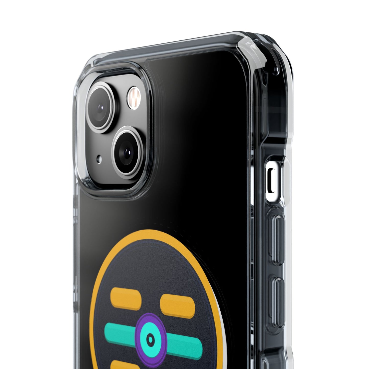 The Boards Shop Clear Magnetic Phone Case with Colorful Retro Pop Socket