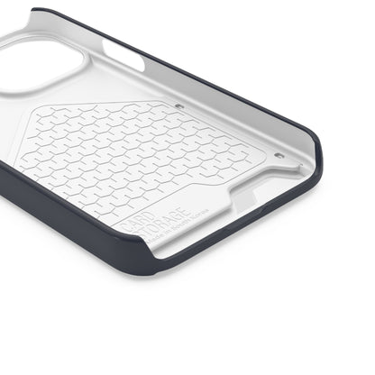 Blaise Series Wallet Phone Case — Retro Geometric Target
