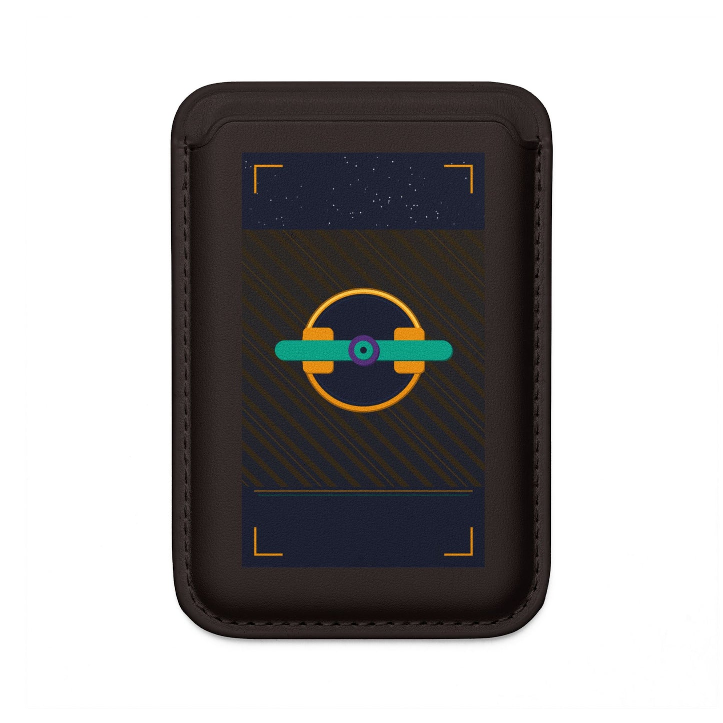 Blaise Series MagSafe Vegan Wallet — Geometric Orbit