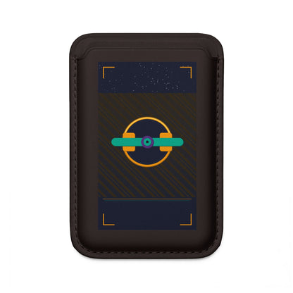 Blaise Series MagSafe Vegan Wallet — Geometric Orbit