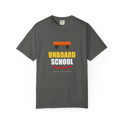 Unboard Skateboard T‑Shirt — Minimal Retro Skate Graphic Tee