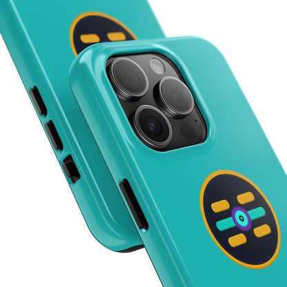 The Boards Tough Phone Case — Minimal Geometric Crest