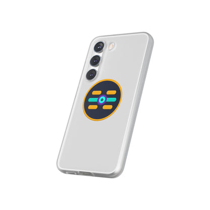 The Boards Shop Clear Phone Case with Colorful Tech Emblem