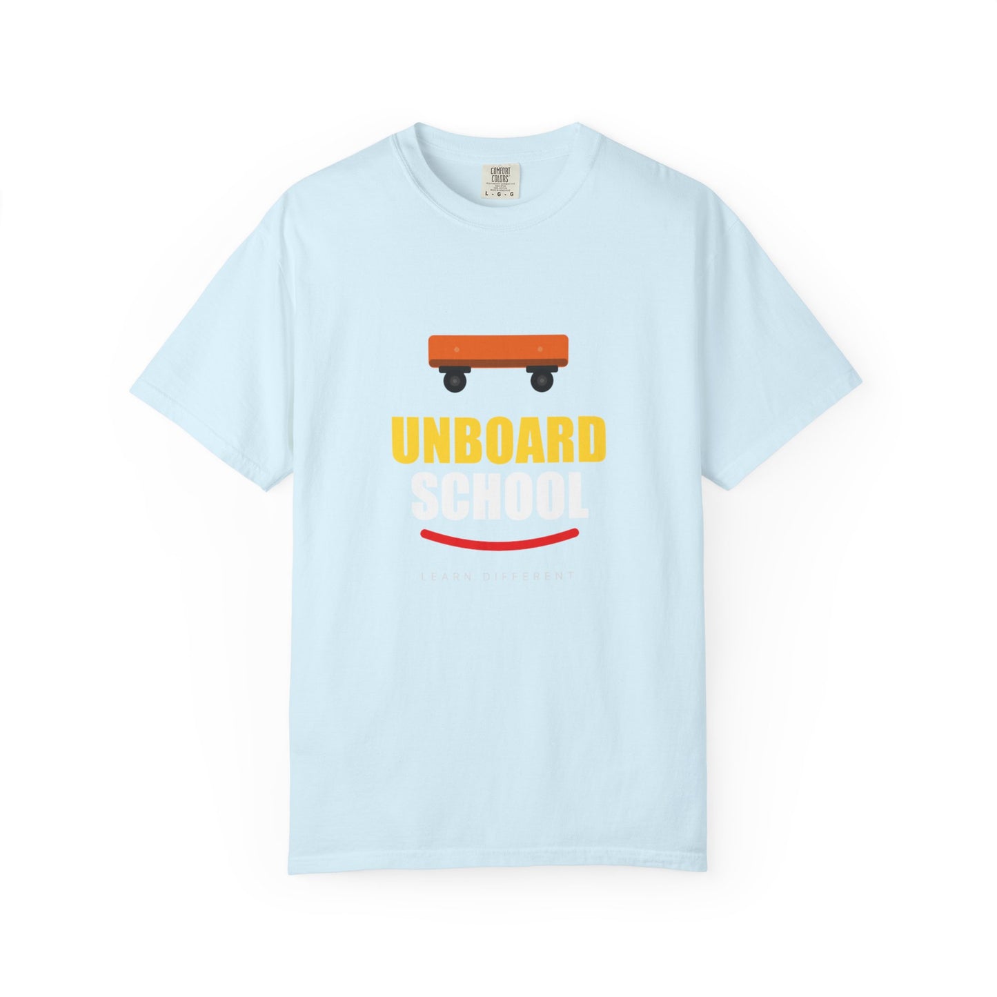 Unboard Skateboard T‑Shirt — Minimal Retro Skate Graphic Tee