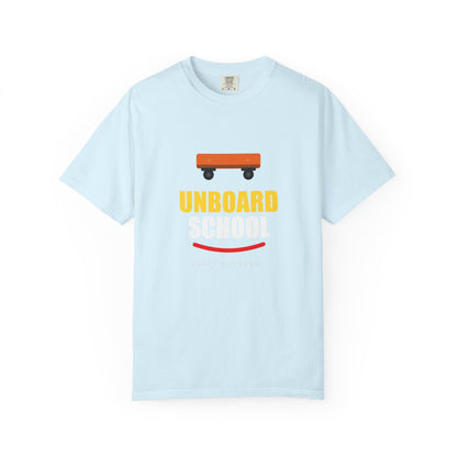 Unboard Skateboard T‑Shirt — Minimal Retro Skate Graphic Tee
