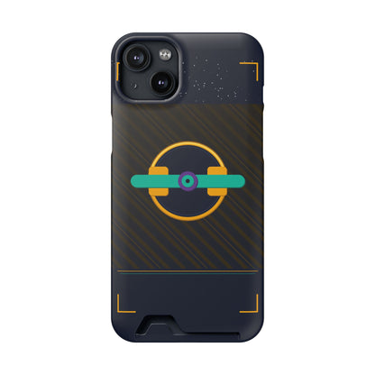 Blaise Series Wallet Phone Case — Retro Geometric Target
