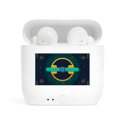 HQ Essos Wireless Earbuds Case — Futuristic Space Tech Graphic