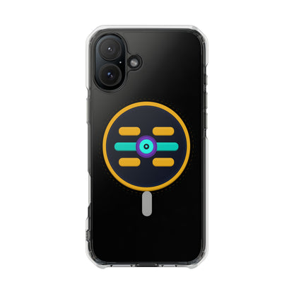 The Boards Shop Clear Magnetic Phone Case with Colorful Retro Pop Socket