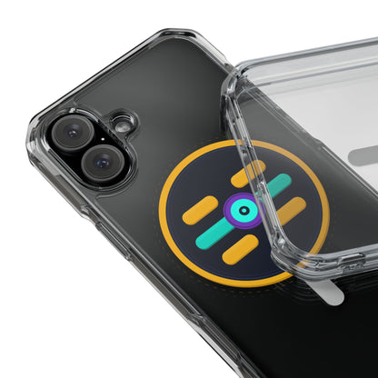 The Boards Shop Clear Magnetic Phone Case with Colorful Retro Pop Socket