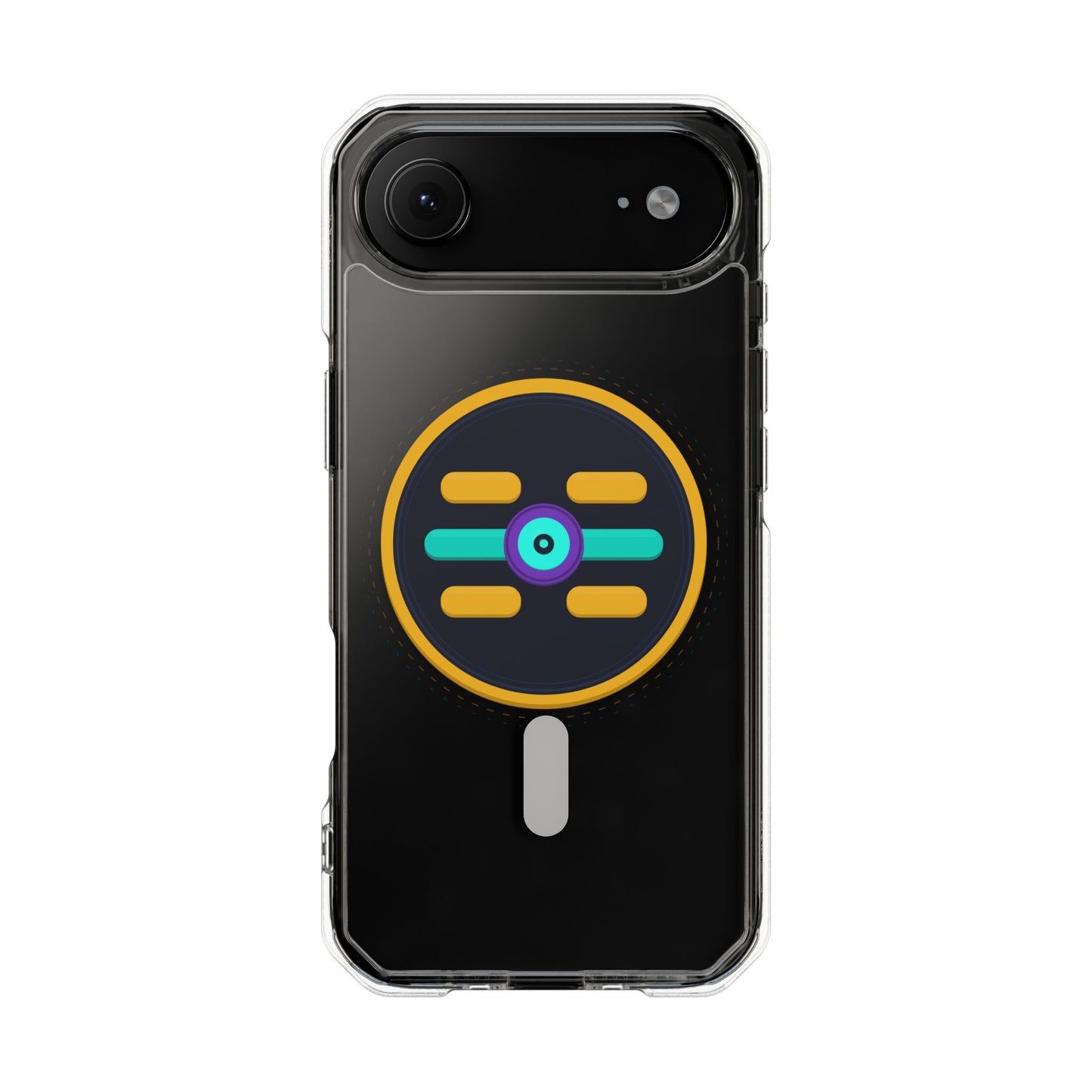 The Boards Shop Clear Magnetic Phone Case with Colorful Retro Pop Socket