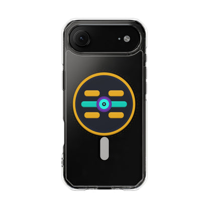 The Boards Shop Clear Magnetic Phone Case with Colorful Retro Pop Socket