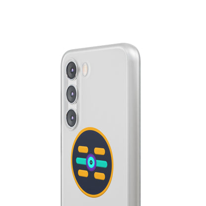 The Boards Shop Clear Phone Case with Colorful Tech Emblem