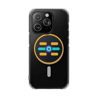 The Boards Shop Clear Magnetic Phone Case with Colorful Retro Pop Socket