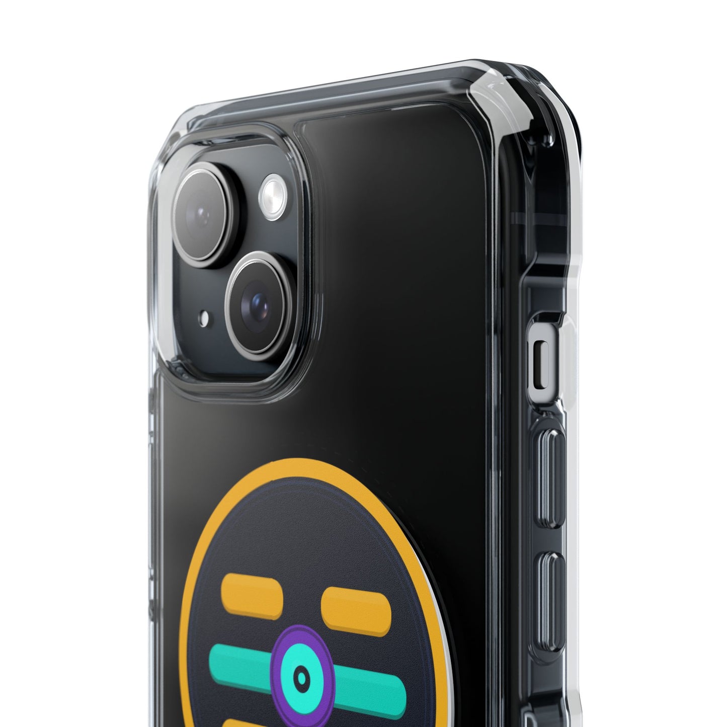 The Boards Shop Clear Magnetic Phone Case with Colorful Retro Pop Socket
