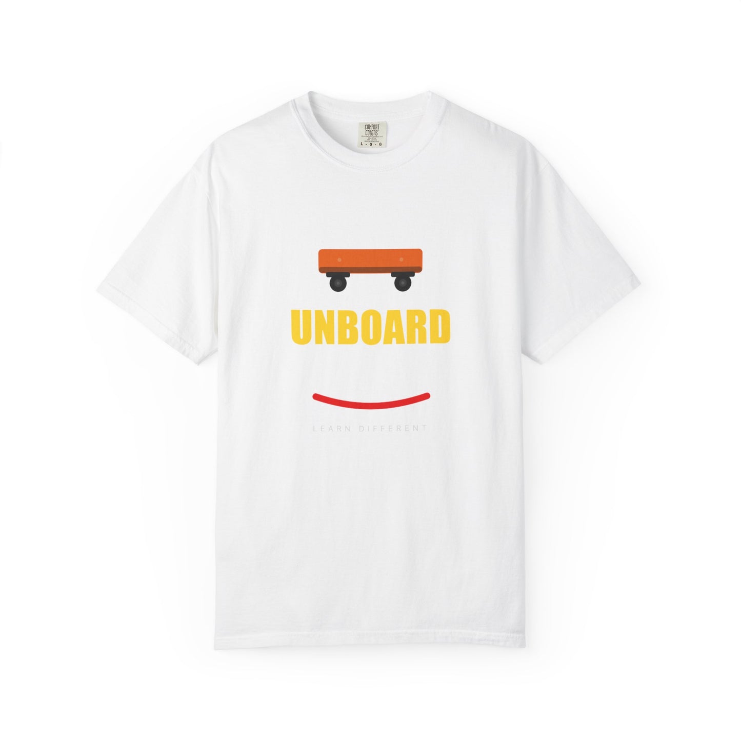 Unboard Skateboard T‑Shirt — Minimal Retro Skate Graphic Tee