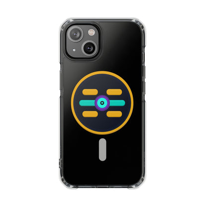 The Boards Shop Clear Magnetic Phone Case with Colorful Retro Pop Socket