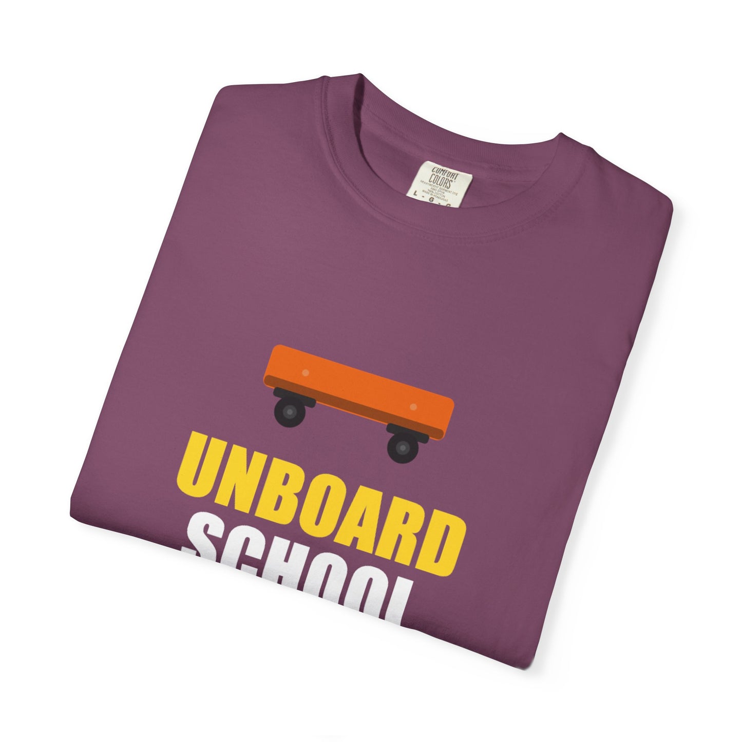 Unboard Skateboard T‑Shirt — Minimal Retro Skate Graphic Tee