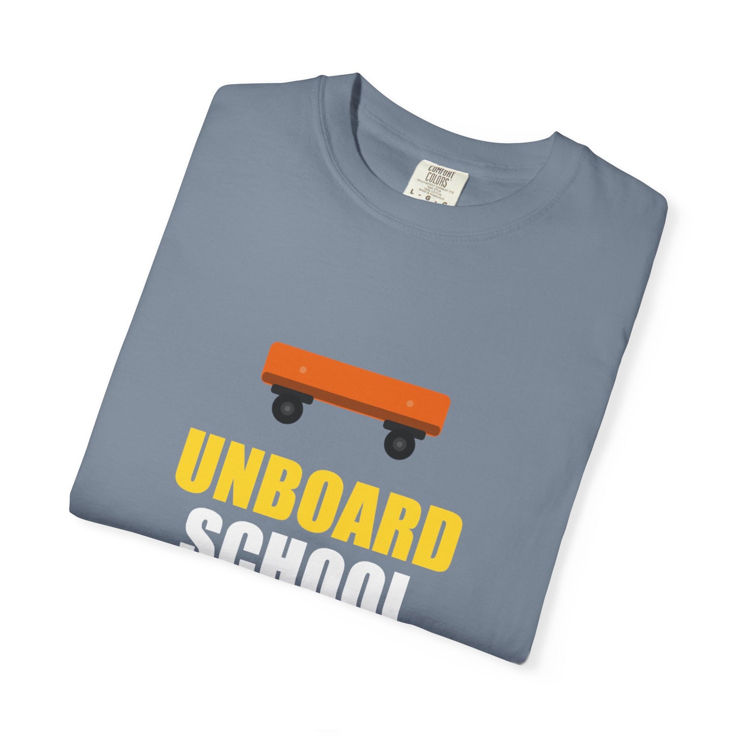Unboard Skateboard T‑Shirt — Minimal Retro Skate Graphic Tee