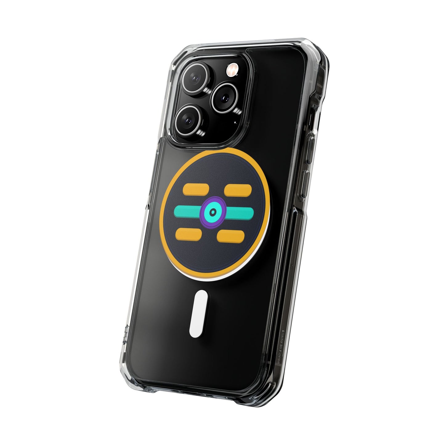 The Boards Shop Clear Magnetic Phone Case with Colorful Retro Pop Socket