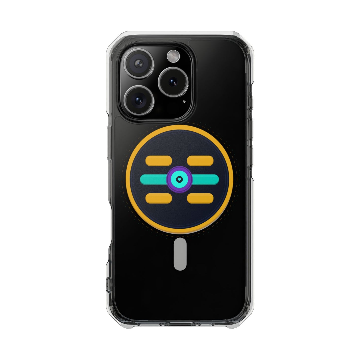 The Boards Shop Clear Magnetic Phone Case with Colorful Retro Pop Socket