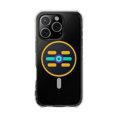 The Boards Shop Clear Magnetic Phone Case with Colorful Retro Pop Socket