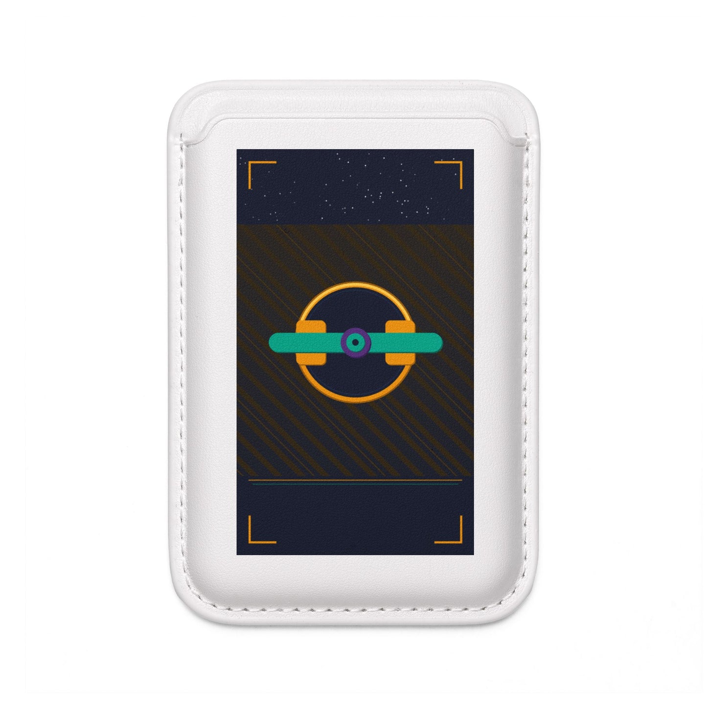 Blaise Series MagSafe Vegan Wallet — Geometric Orbit