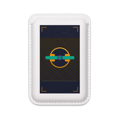 Blaise Series MagSafe Vegan Wallet — Geometric Orbit